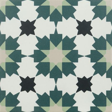 Carrelage sol effet carreaux de ciment Montaigne Amparo 20x20 cm - Reflex Boutique