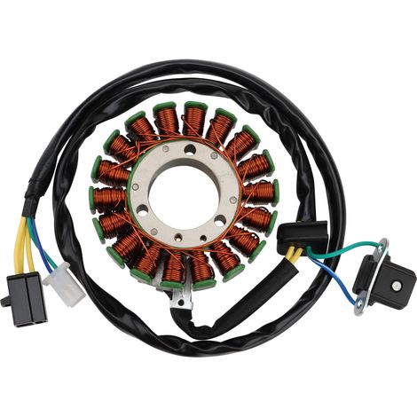 Stator de Magnéto Compatible avec Suzuki DR 125 et DR 200 SE (1994-2013) - Pièce de Rechange Moteur Référence 32101-42A40-x (1/3)