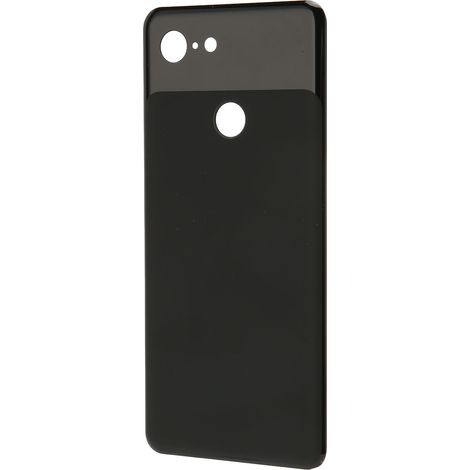 Cache arrière de batterie 5,5 pouces en verre noir pour Google Pixel 3 G013A (1/5)