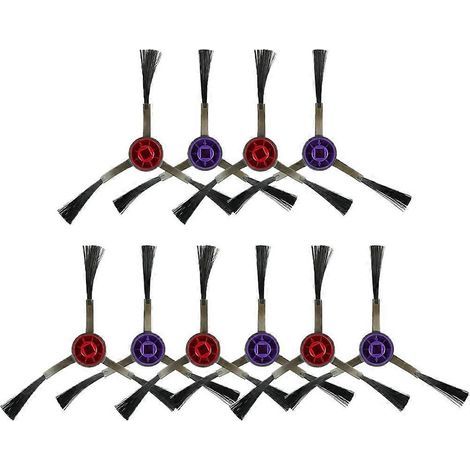Brosse latérale compatible pour aspirateur Eureka E10S, Midea M9, S10, E20 - Lot de 10 (1/5)