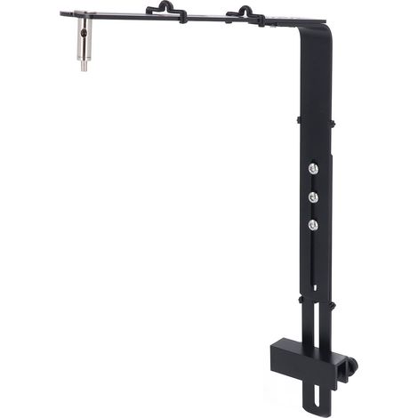 Support de lampe pour aquarium en alliage d'aluminium, hauteur réglable, kit de support professionnel pour lampe suspendue, noir (1/5)