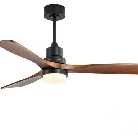 52-Zoll-Deckenventilator mit LED-Beleuchtung, 6 Geschwindigkeitsstufen, Vorwärts- und Rückwärtslauf sowie energiesparendem Gleichstrommotor