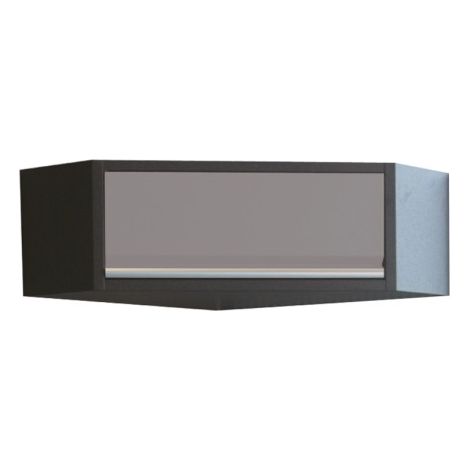 KING TONY - Coffre mural pour meuble d'angle - gris