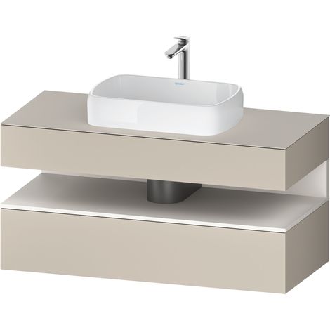 Duravit Collection One Meuble sous-vasque sur console, 1 tiroir, (1/2)