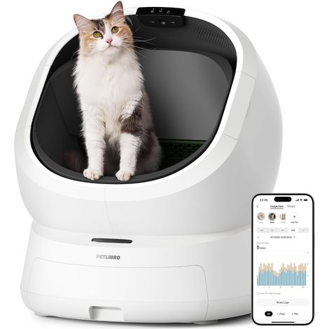 Self Cleaning Cat Litter with AI Camera, Multi-Cats (1/5)