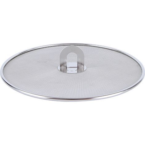 Paraspruzzi in acciaio inox per cucina, coperchio paraspruzzi da 21 cm, grill anti-schizzi, padella in acciaio inox (1/5)