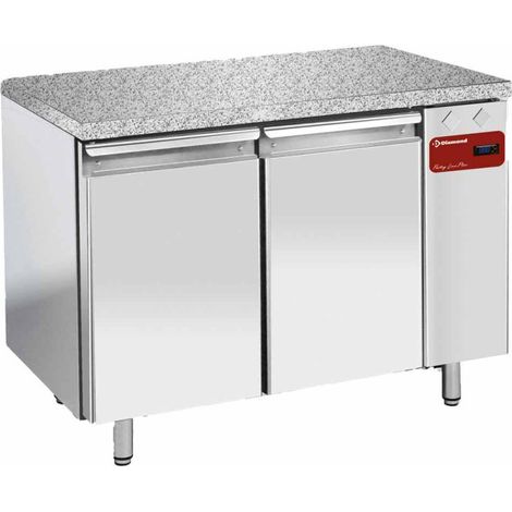 Table réfrigérée négative 2 ptes 600 x 400mm - Diamond (1/4)