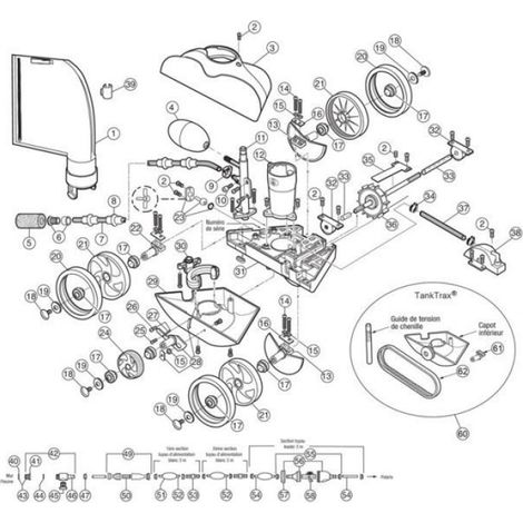 Raccord Mural Universel pour Robots Piscine Polaris 180/280/380 – Blanc, Durable & Résistant (1/4)