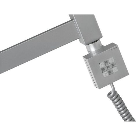 Sapho KTX - Tige de chauffage avec thermostat, 600 W, argent KTX-S-600