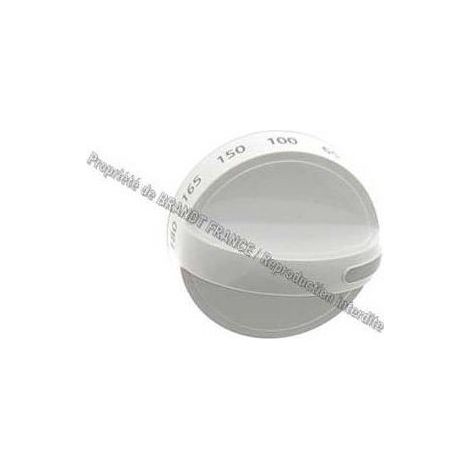 MANETTE THERMOSTATIQUE BLANCHE pour CUISINIERE BRANDT -...