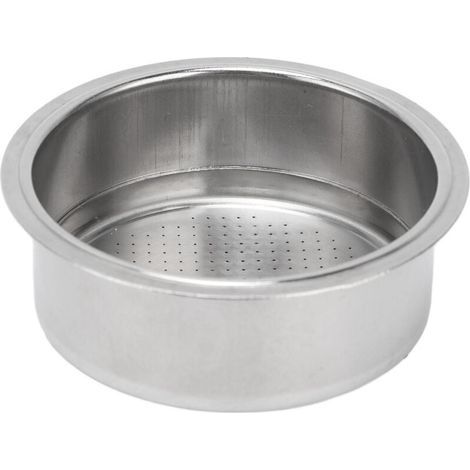 Stainless steel pressurized coffee filter, 2 cups, filter basket (1/5)