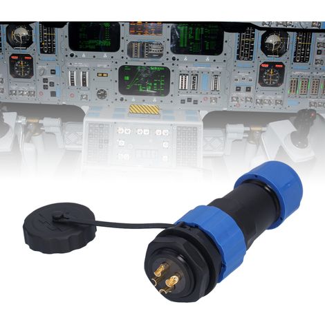 SP20-Rückmutter, IP68 wasserdichte Rückmutter für Luftfahrtstecker und -buchse, mehradrige, verschweißte Stecker- und Buchsenverbindung, 380 V, 4 Leiter. (1/5)