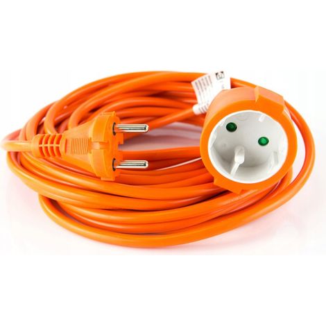 Rallonge de jardin pour travaux publics 15 m, 2 x 1 mm