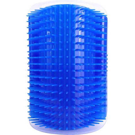 Peine para mascotas con fricción angular y función de masaje + menta (azul) (1/5)