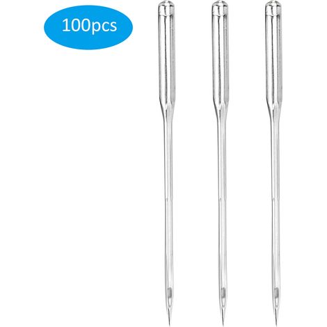Aiguilles pour machine à coudre domestique en acier haute dureté, 100 unités, accessoires et fournitures pour machine à coudre, modèle 14 (1/5)