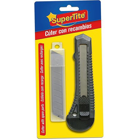 Cutter Supertite avec 5 lames de rechange – Précision et praticité