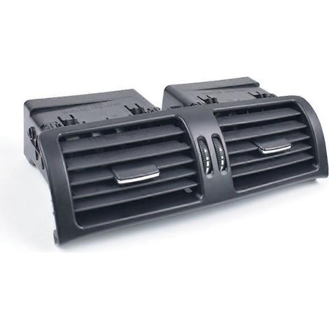 Grille de ventilation centrale de tableau de bord compatible avec Mercedes-Benz Classe R W251 (2006-2009) - Accessoires - Noir (1/5)