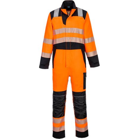 Buzo moderno de trabajo tejido PW3 FR HVO bandas reflectantes FR509 XXXL Naranja/Negro