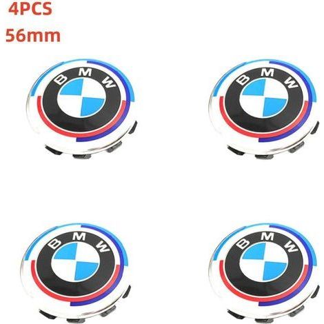 NURIA – BMW 56-mm-Radnabenkappe – Radnabenkappe – Passend zum Austausch von BMW-Radnabenkappen – Jubiläumsfarben (1/2)