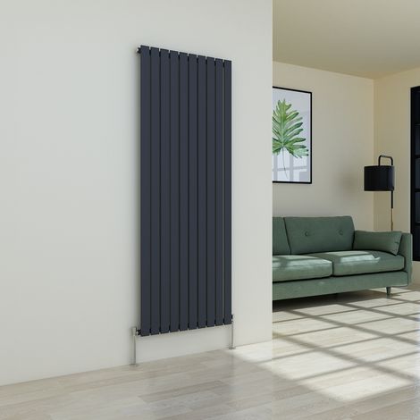 Warmehaus Flat Radiator Anthracite Vertical Single 1800x680mm (1/5)