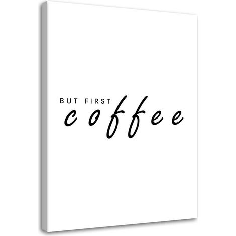 Image sur toile, Premier café - 40x60 (1/5)