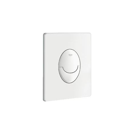 Plaque de commande WC Skate Air 156 x 197 mm – Laiton brillant – Double touche – Compatible réservoir Grohe-ARCAN (1/5)