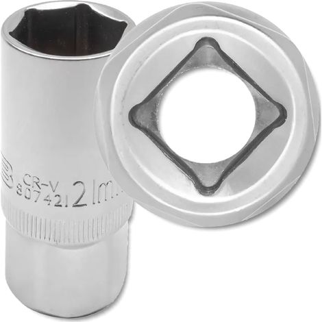 JCB Zündkerzensteckschlüssel 1/2" 21 mm Cr-V 6-kant (1/5)