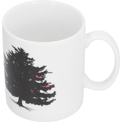 Mug en céramique décoré pour Noël et doté d'une fonction de changement de couleur, résistant à la chaleur, idéal pour la maison et le bureau. (1/5)