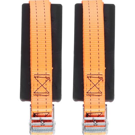 Lot de 2 chaînes à neige antidérapantes pour pneus, urgence verglas, neige, boue, sable, sécurité conduite véhicule accessoires auto (1/5)