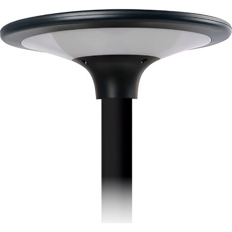 Luminaria solar led negra, ip65, 20 w 2300 im 4000 k (1/2)