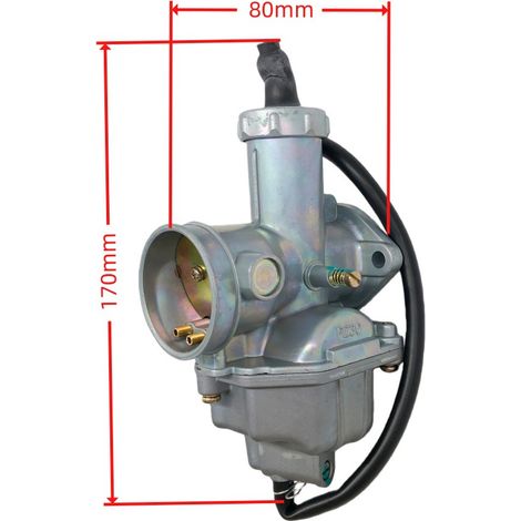 PZ30 carburetor choke cable for 200cc and 250cc motorcycles (quads), fuel accessory 404-029, high-efficiency atomizing throttle valve, standard original part
