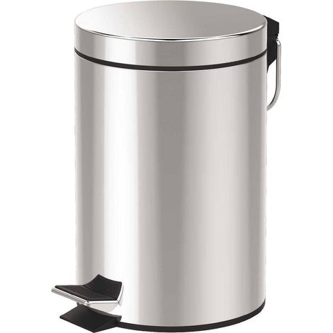 PATTUMIERA BAGNO 7LT CROMO