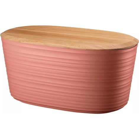 Boîte à pain avec couvercle et planche à découper - terrecuite (1/2)