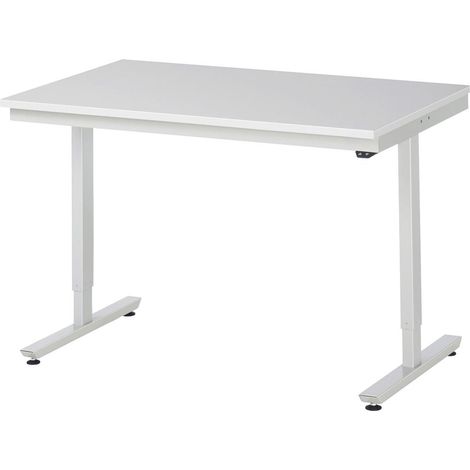 RAU Arbeitstisch adlatus 150 elektrisch höhenverstellbar Arbeitsplatte mit Melaminharzbeschichtung 1250 mm x 800 mm