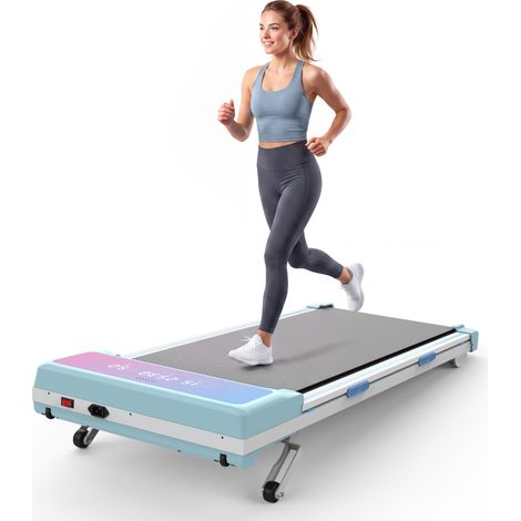 Tapis de course électrique avec inclinaison automatique 15 %, vitesse 1–8 km/h, 12 programmes, Bluetooth, écran LED et télécommande, charge maximale 150 kg – CHICFURN (1/5)