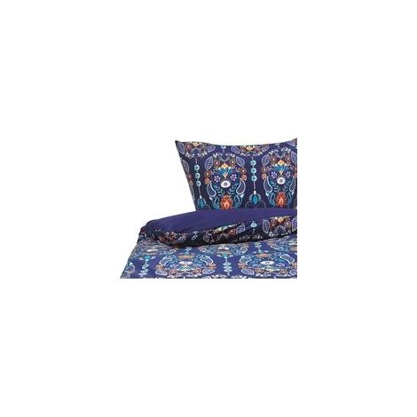 Housse de couette satin coton 135x200 cm bleu doux (1/5)