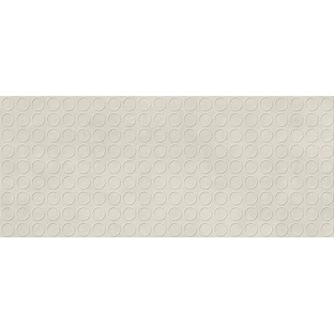 Carrelage effet Béton 3D Gris Perle Circles 120x50x1 cm Mat Stavira - Mur intérieur (vendu par carton de 1,8 m²) - RO'MA CARRELAGE