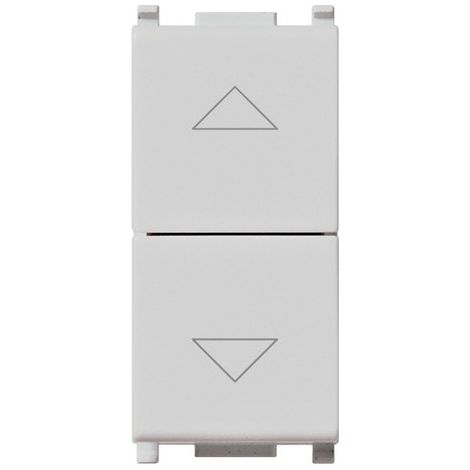 14060.Sl Interruptor 2P 10A a dos botones Silver Plana