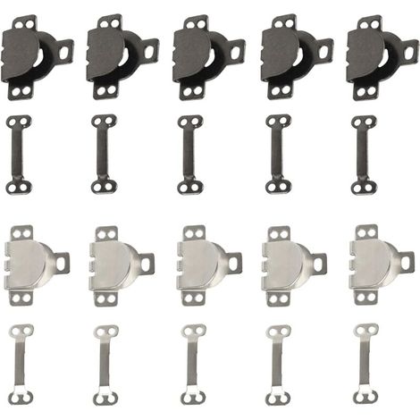 [NON UTILIZZATO] 10 paia di ganci invisibili per pantaloni, ganci da cucito, chiusure per tute, ganci per pantaloni, accessori da cucito che possono essere utilizzati per riparare pantaloni e vestiti.