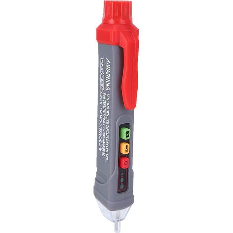 Voltage Tester Pen, Professional Non-Contact AC Voltage Detector with Audible and LED Alerts, Compact Electrician's Tool for Testing Wires Under Voltage, Automatic Voltage Adjustment (1/5)