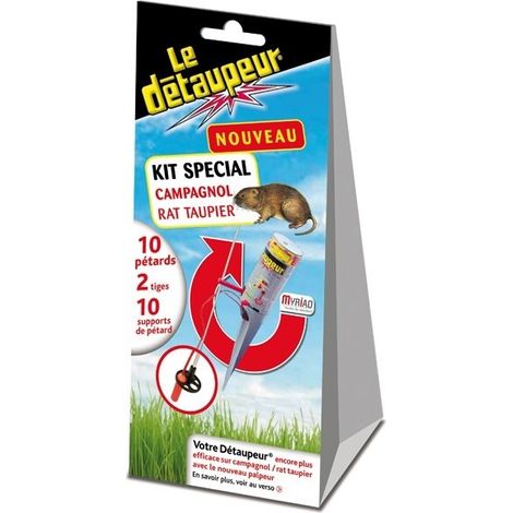 Kit placa LE DETAUPEUR anti-campagnols