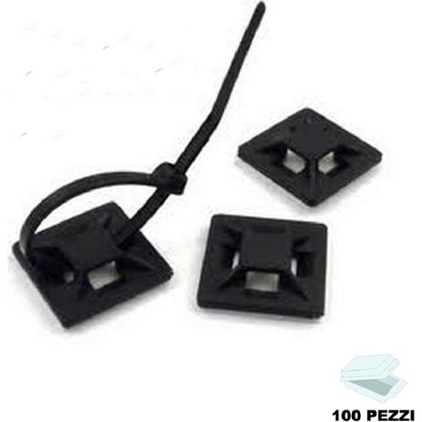 Base autoadesiva 19x19 per fasce per capelli da 2,5-3,6 mm