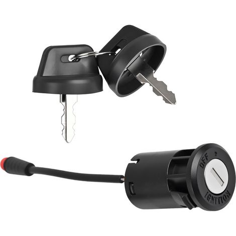 Pièces détachées pour vélos électriques en stock et en gros : verrou d’allumage, compatible avec le modèle M6, interrupteur à clé d’allumage, interface étanche.
