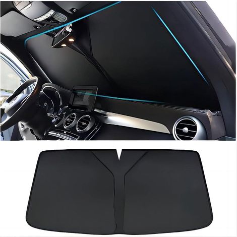 Pare-soleil rustique en bois pour porte de voiture - pare-brise (1/5)