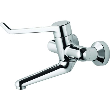 Ideal Standard Arm.Seguridad WWT Ceraplus,cierre Conexión S, Palanca 230mm,Alcance 230mm,Cromo, B8223AA (1/2)