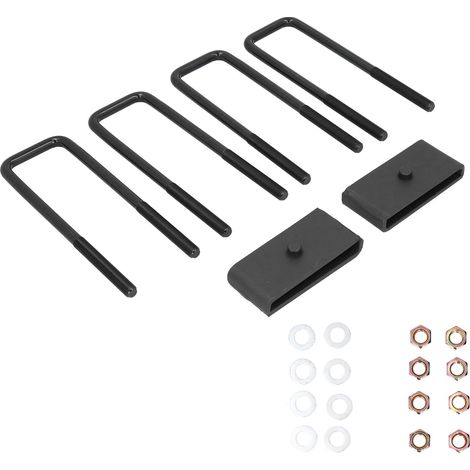 Kit de rehausse arrière 1 pouce en acier au carbone avec entretoise pour Chevrolet Silverado et GMC Sierra 1500 2WD 4WD 2007 à 2018 (1/5)