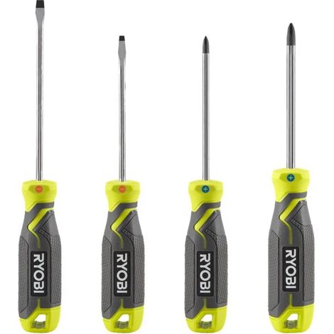Jeu de 4 tournevis magnétiques RYOBI - RHSDS4PC (1/5)