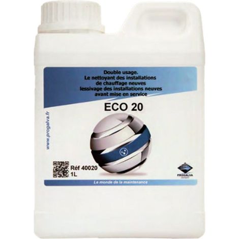 Nettoyant lessiviel installation chauffage ECO 20 (bidon 1 litre)