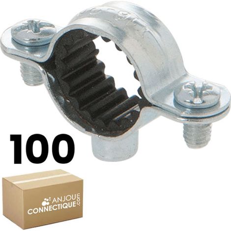 100 colliers isophonique simple M7 x 150 pour tube Ø12 - Arcanaute (1/2)