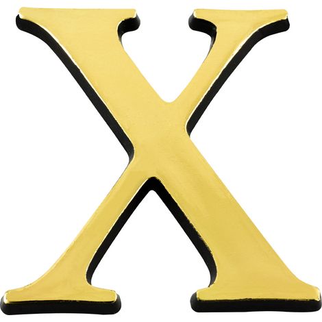 Lettre X Or Hauteur 40mm - 4622361 (1/2)